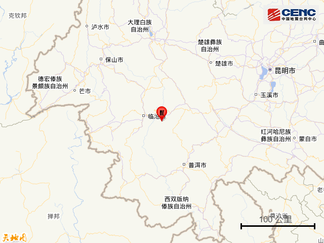 今日凌晨,普洱市景谷县连发2次地震