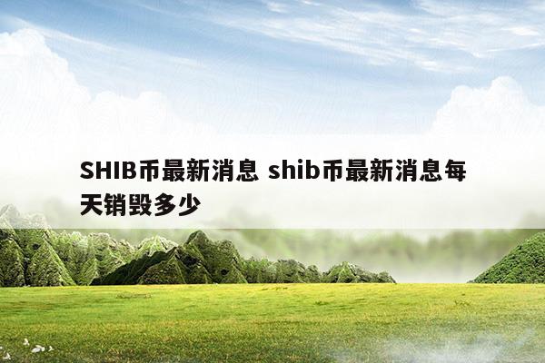 shib币骗局(shib币会跑路吗)